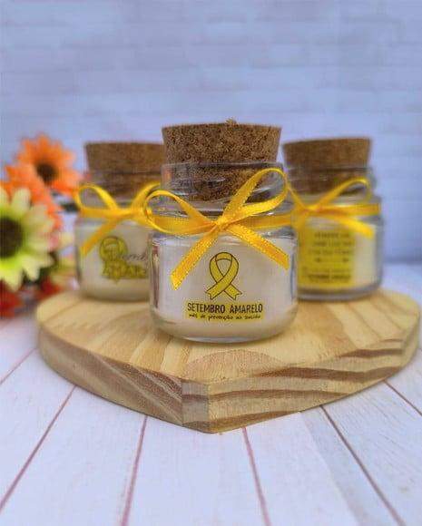 Vela Aromática- Setembro Amarelo