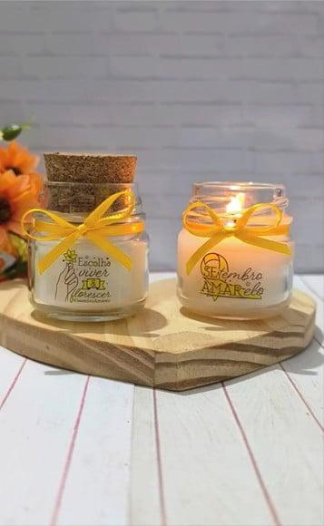 Vela Aromática- Setembro Amarelo