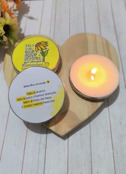 Velinha Aromática- Setembro Amarelo
