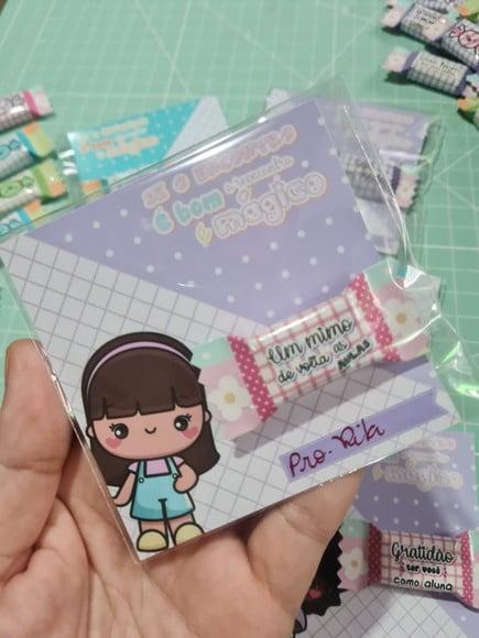 Volta as Aulas- Card com Balinha