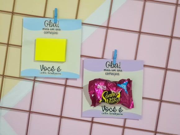 Volta as Aulas- Card com Sonho de Valsa