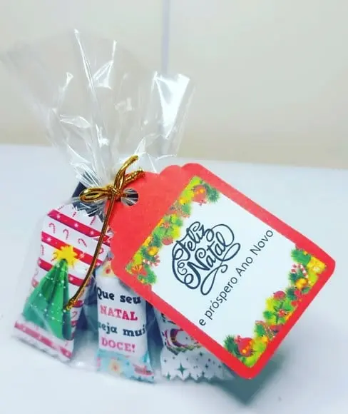 3 Unidades De Balinhas Natal Com Tag