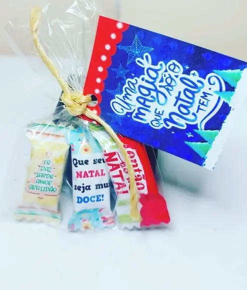 3 Unidades De Balinhas Natal Com Tag