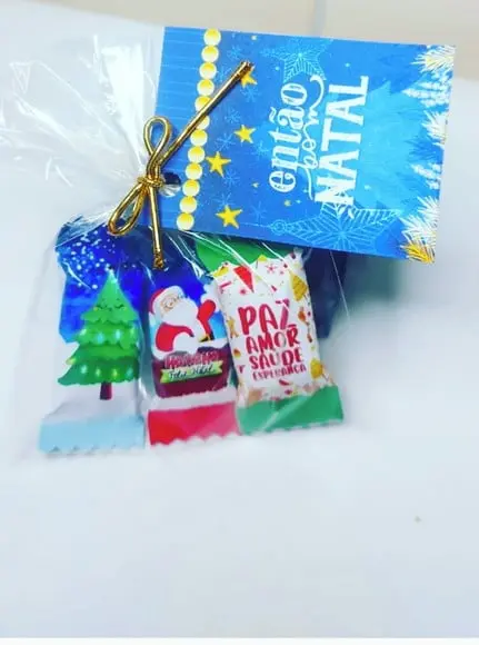 3 Unidades De Balinhas Natal Com Tag