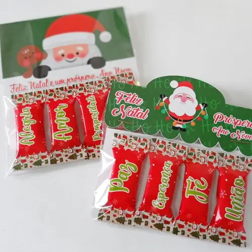 4 Balinhas com Lapela Natal