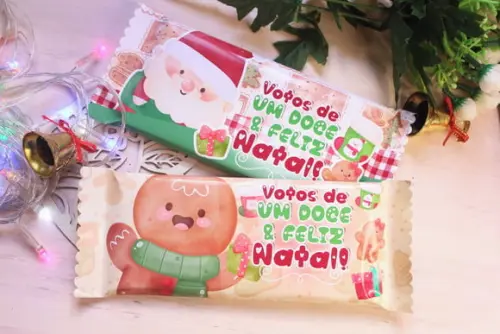 Barra de Chocolate 80g- Natal