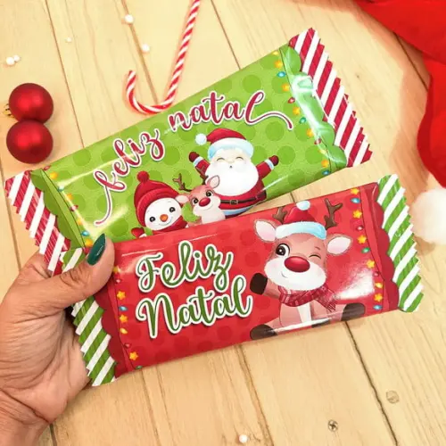 Barra de Chocolate 80g- Natal