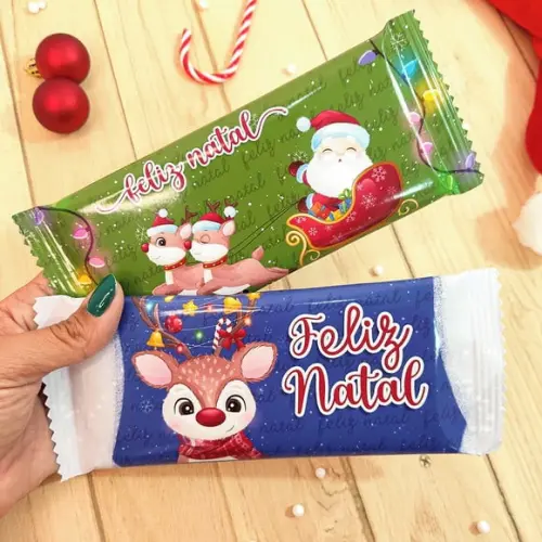 Barra de Chocolate 80g- Natal