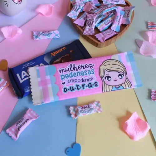 Barra de Chocolate 90 Gr - Dia da Mulher