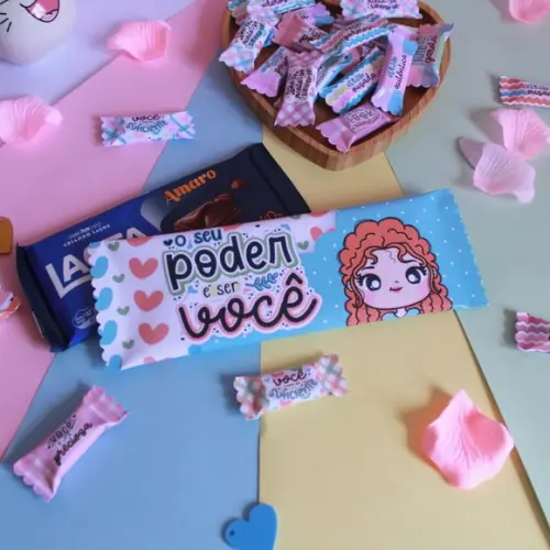 Barra de Chocolate 90 Gr - Dia da Mulher
