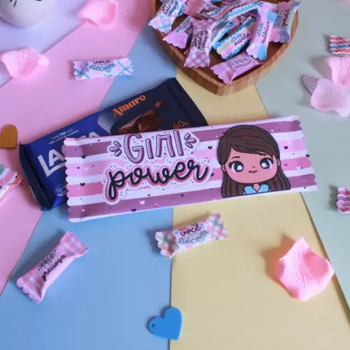 Barra de Chocolate 90 Gr - Dia da Mulher