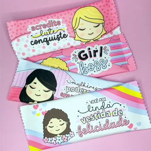 Barra de Chocolate 90g- Dia da Mulher