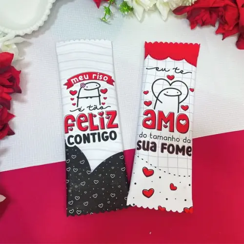 Barra de Chocolate 90g- Dia dos Namorados