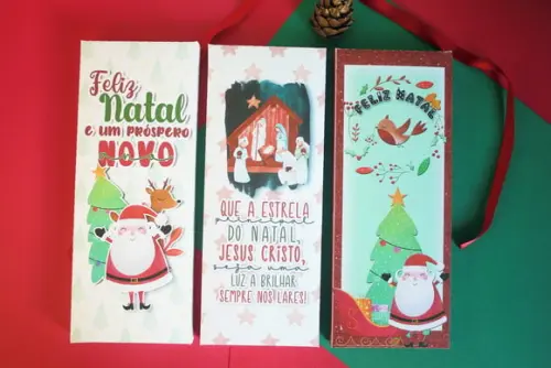 Barra de Chocolate 90g- Feliz Natal