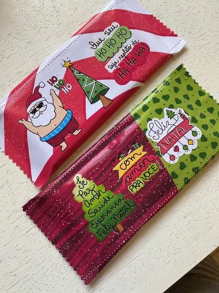 Barra de Chocolate 90g- Natal