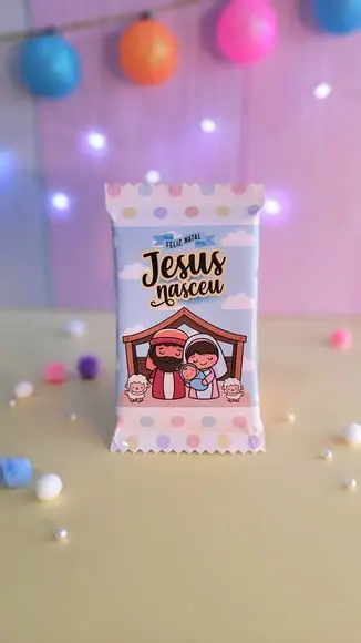 Barra de Chocolate 90g- Natal Cristão
