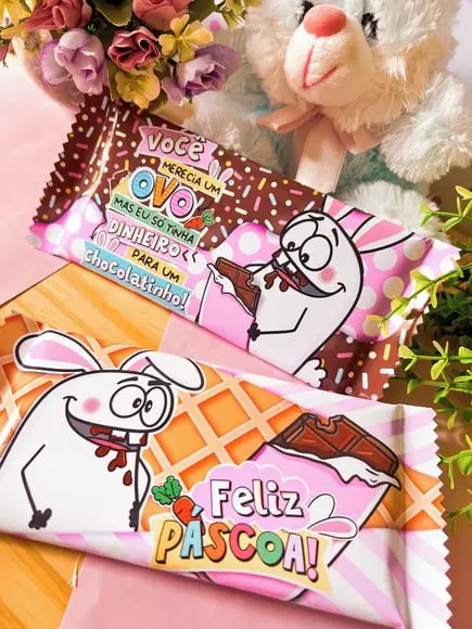 Barra de Chocolate 90g- Páscoa