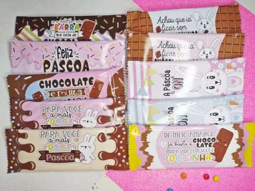 Barra de Chocolate 90g- Páscoa