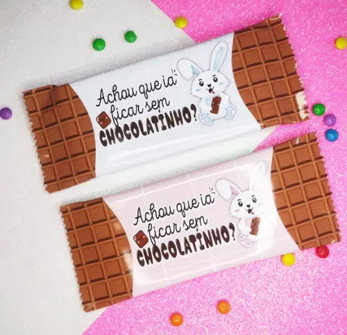 Barra de Chocolate 90g- Páscoa
