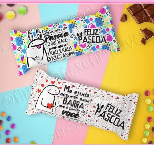 Barra de Chocolate 90g- Páscoa Flork