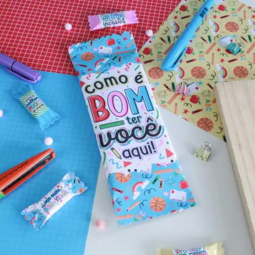 Barra de Chocolate 90g- Volta as Aulas