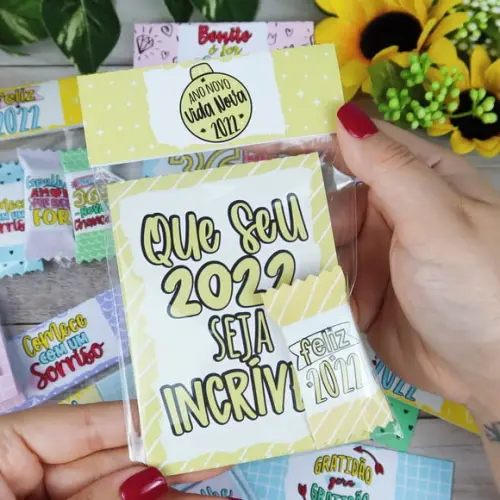 Bloquinho com Balinha- Ano Novo
