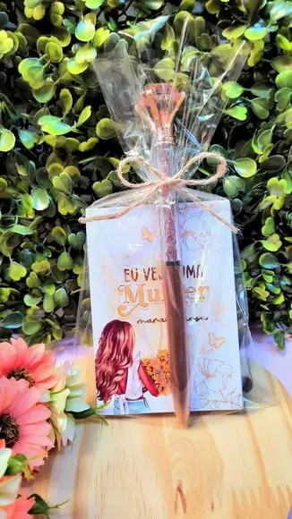 Bloquinho de Anotações com Caneta- Dia da Mulher