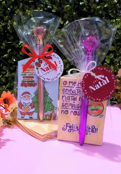Bloquinho de Anotações com Caneta- Natal