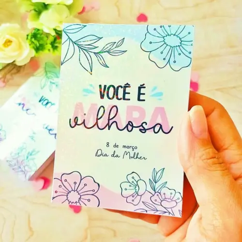 Bloquinho de Anotações- Dia das Mulheres