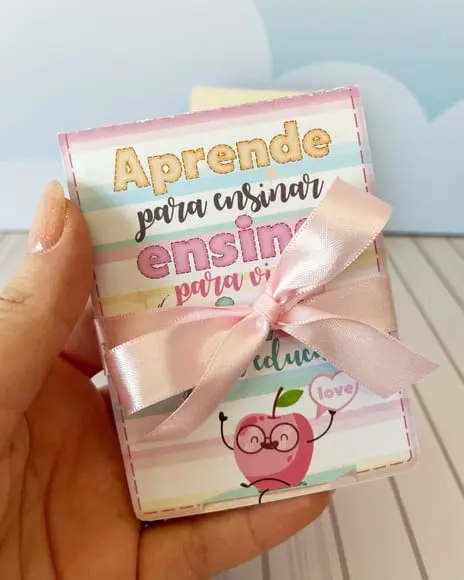 Bloquinho de Anotações- Dia dos Professores