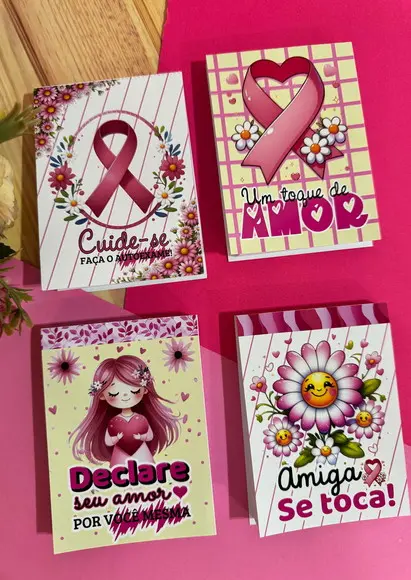 Bloquinho de Anotações- Outubro Rosa