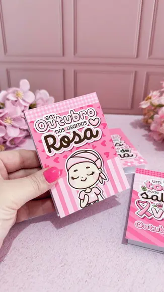 Bloquinho de Anotações- Outubro Rosa