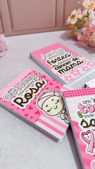 Bloquinho de Anotações- Outubro Rosa