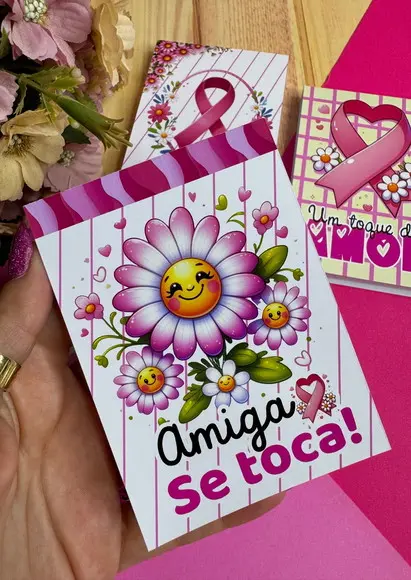 Bloquinho de Anotações- Outubro Rosa