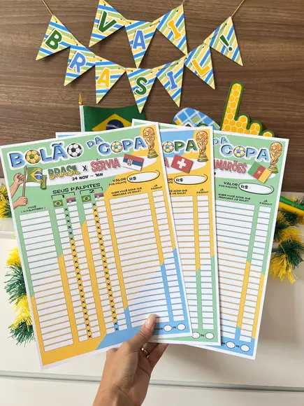 Bolão da Copa- 50 Unidades