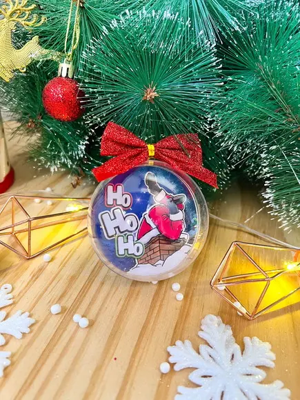 Bolinha com Foto- Mimo de Natal