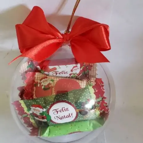 Bolinhas Natal com 6 Balas Personalizadas