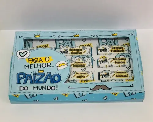 Caixa com 12 Bis- Dia dos Pais