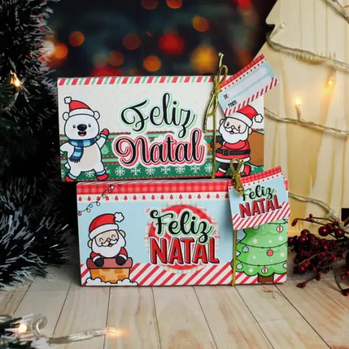 Caixa de Bombom (com Chocolates)- Natal