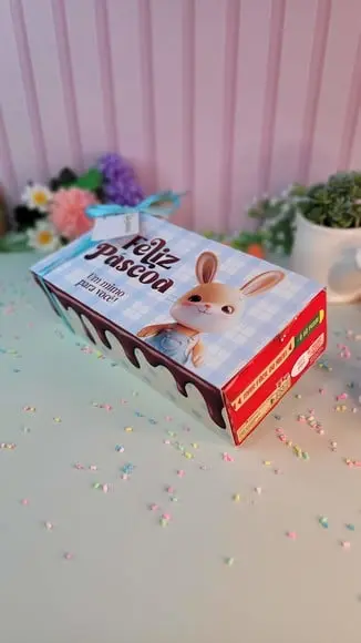 Caixa de Chocolate (com Chocolates)- Páscoa