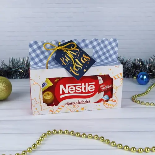 Caixa de Chocolate- Boas Festas