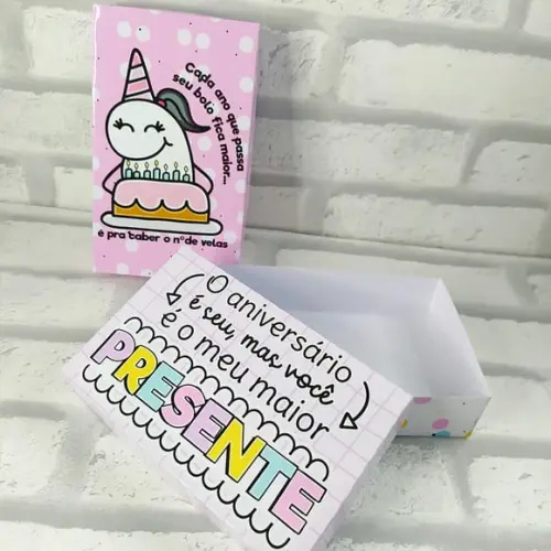Caixinha Aniversário- FLORK
