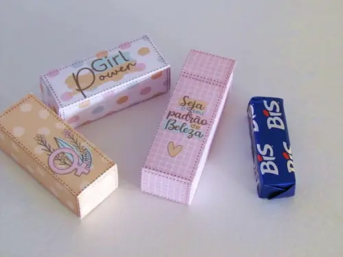 Caixinha com 1 Bis- Dia da Mulher