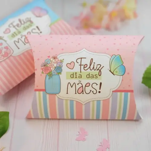 Caixinha com 1 Bombom- Dia das Mães
