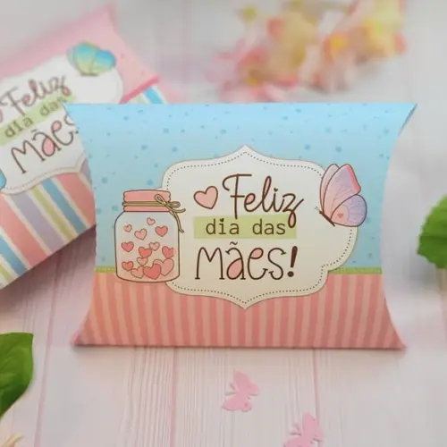 Caixinha com 1 Bombom- Dia das Mães