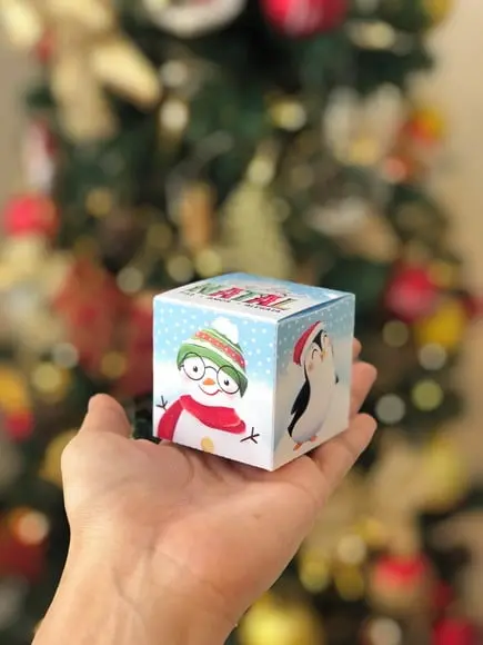 Caixinha com 1 Bombom- Natal