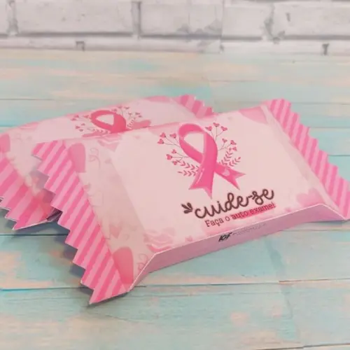 Caixinha Com 1 Kitkat- Outubro Rosa