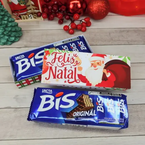 Caixinha com 16 Bis- Natal