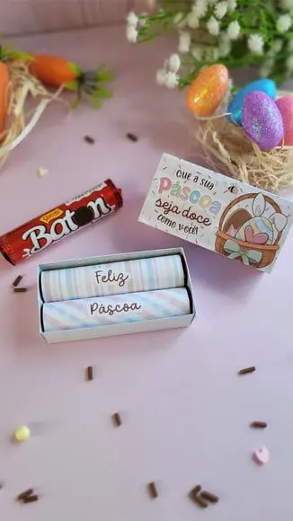 Caixinha com 2 Batons- Páscoa