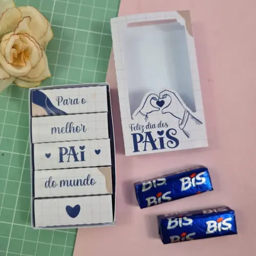 Caixinha com 5 Bis- Dia dos Pais